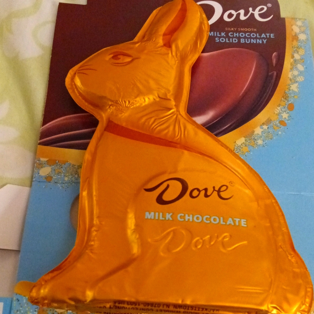 Dove Bunny Lot Of Two Milk Chocolate